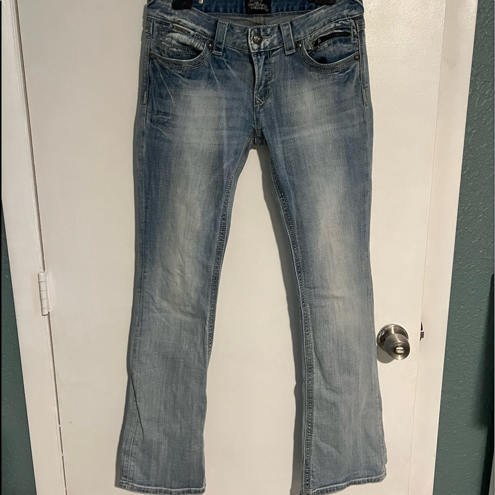 Nwot jeansbarely boot low rise